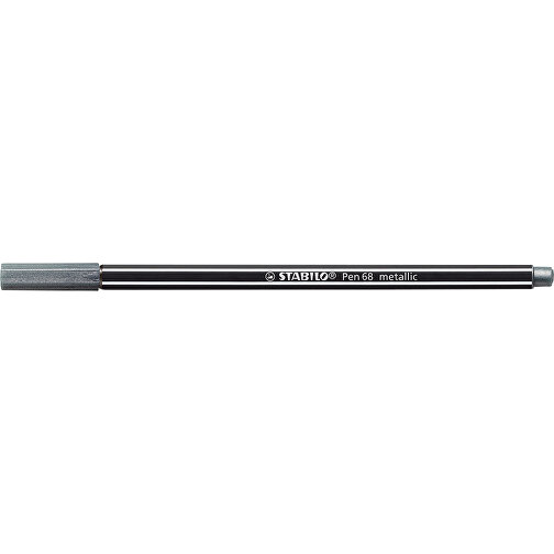 STABILO Pen 68 Metallic Fasermaler , Stabilo, silber, Kunststoff, 16,80cm x 0,80cm x 0,80cm (Länge x Höhe x Breite), Bild 2