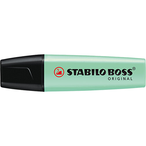 STABILO BOSS ORIGINAL Pastel Leuchtmarkierer , Stabilo, pastell-grün, Kunststoff, 10,50cm x 1,70cm x 2,70cm (Länge x Höhe x Breite), Bild 2
