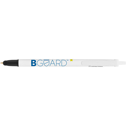 BIC® Clic Stic Stylus BGUARD™ Kugelschreiber , BiC, weiß, Kunststoff, 14,00cm x 1,20cm (Länge x Breite), Bild 3