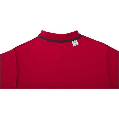 Helios Poloshirt Für Herren , rot, Piqué Strick 100% BCI Baumwolle, 180 g/m2, 4XL, , Bild 6