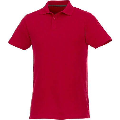 Helios Poloshirt Für Herren , rot, Piqué Strick 100% BCI Baumwolle, 180 g/m2, XL, , Bild 1