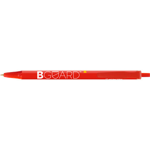 BIC® Clic Stic BGUARD™ Kugelschreiber , BiC, rot, Kunststoff, 14,00cm x 1,20cm (Länge x Breite), Bild 3