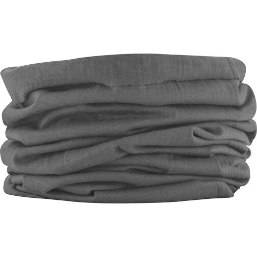 Multifunktions-Schal, Grau , grau, Polyester, 25,00cm x 50,00cm (Länge x Höhe), Bild 1