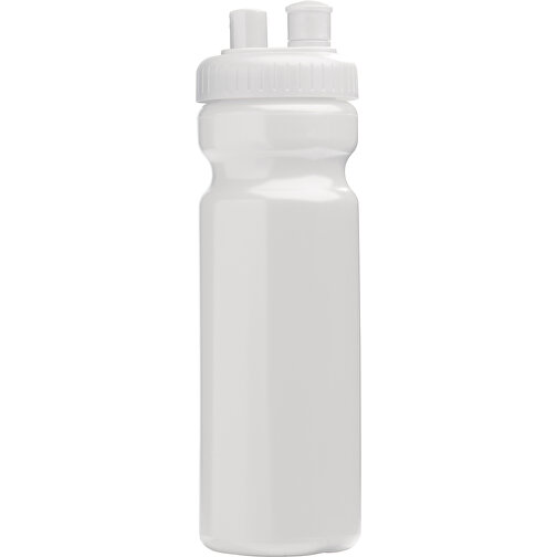 Trinkflasche Mit Zerstäuber 750ml , weiß / weiß, LDPE & PP, 25,50cm (Höhe), Bild 1