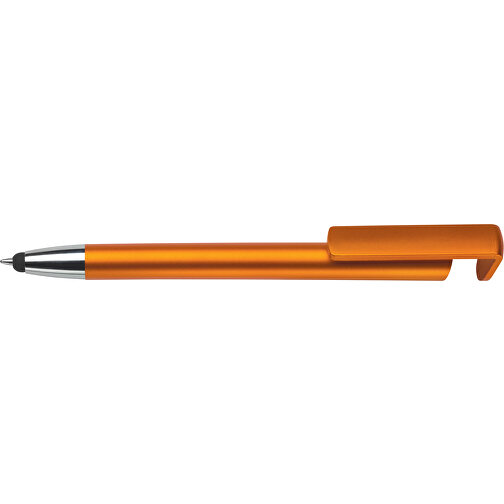 3-in-1 Touch Kugelschreiber , orange, ABS, 14,60cm (Länge), Bild 3
