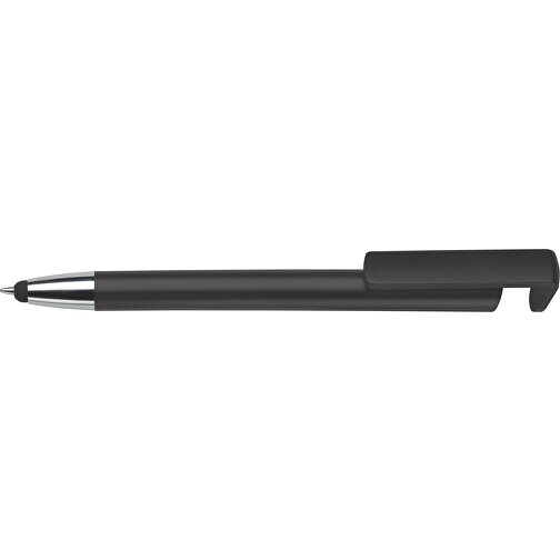 3-in-1 Touch Kugelschreiber , schwarz, ABS, 14,60cm (Länge), Bild 3
