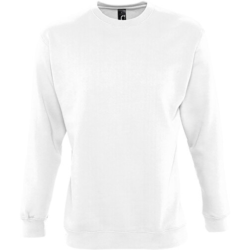 Sweatshirt - New Supreme , Sol´s, weiß, Mischgewebe Polyester/Baumwolle, XS, 67,00cm x 48,00cm (Länge x Breite), Bild 1