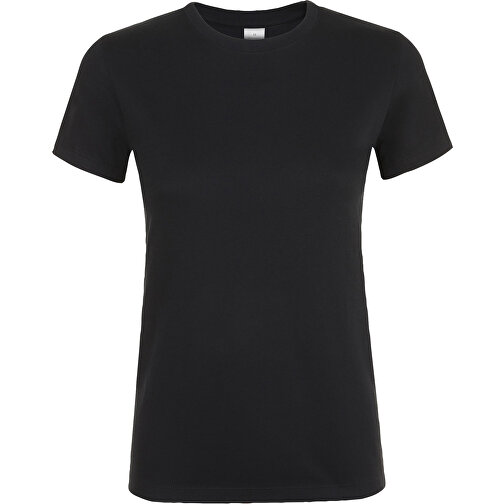 T-Shirt - Regent Women , Sol´s, tiefschwarz, Baumwolle, M, 63,00cm x 44,00cm (Länge x Breite), Bild 1