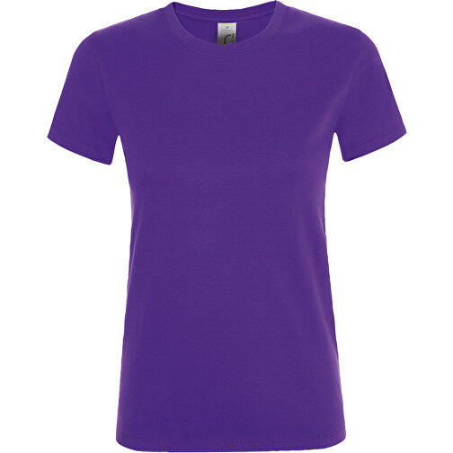 T-Shirt - Regent Women , Sol´s, dunkellila, Baumwolle, S, 61,00cm x 41,00cm (Länge x Breite), Bild 1