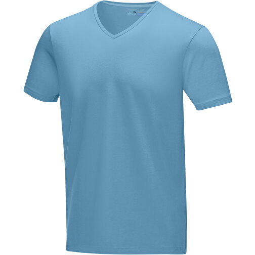 Kawartha T-Shirt Für Herren Mit V-Ausschnitt , Green Concept, nxt blau, Single jersey Strick 95% Bio Baumwolle, 5% Elastan, 200 g/m2, XL, , Bild 1