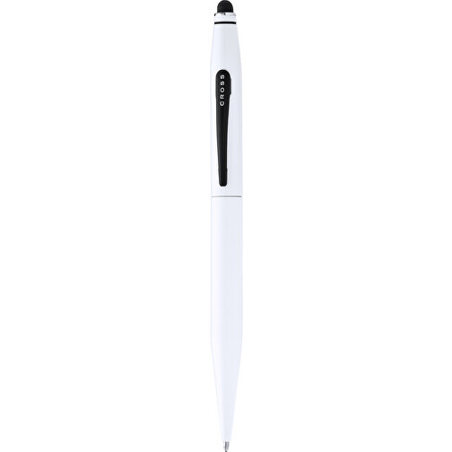 Kugelschreiber Pointer Tech 2 , weiss, Metall, 13,50cm (Breite), Bild 1