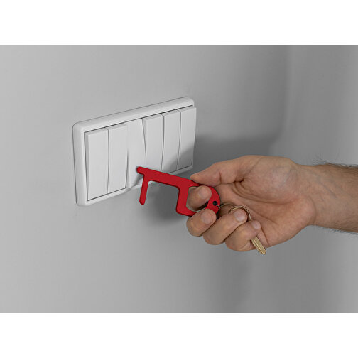 HANDY. Multifunktions-Schlüsselanhänger , rot, Aluminium, , Bild 2