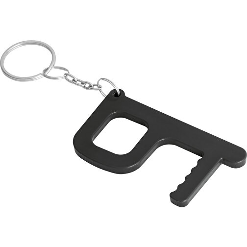 HANDY SAFE. Multifunktions-Schlüsselanhänger , schwarz, ABS, , Bild 1