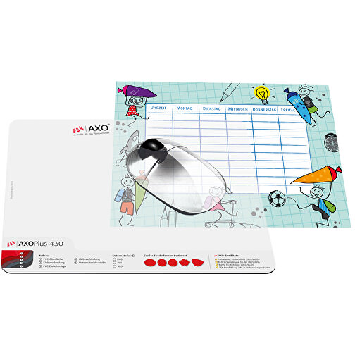AXOPAD® Podklad na biurko AXOPlus 530, prostokatny, 60 x 42 cm, grubosc 1,7 mm, Obraz 1