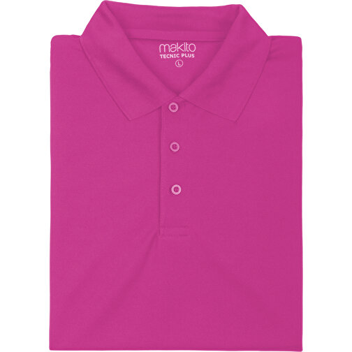 Polo-Shirt Tecnic Plus , fuchsie, 100% Polyester 180 g/ m2, XL, , Bild 1