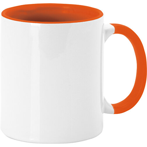 Sublimations Tasse Harnet , orange, Keramik, 9,60cm (Breite), Bild 1