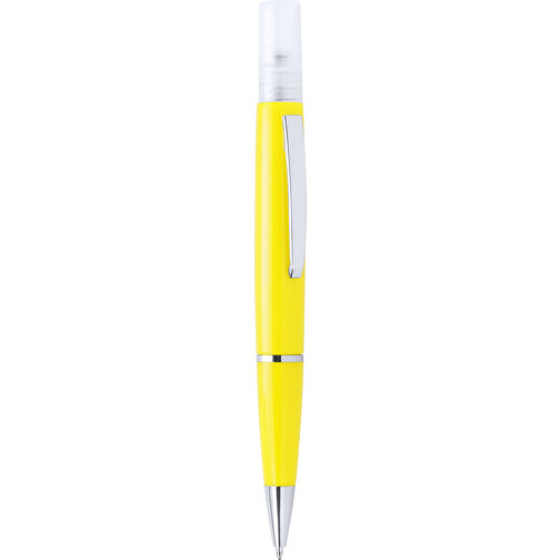 Zerstäuber Kugelschreiber Tromix , gelb, 15,70cm (Breite), Bild 1