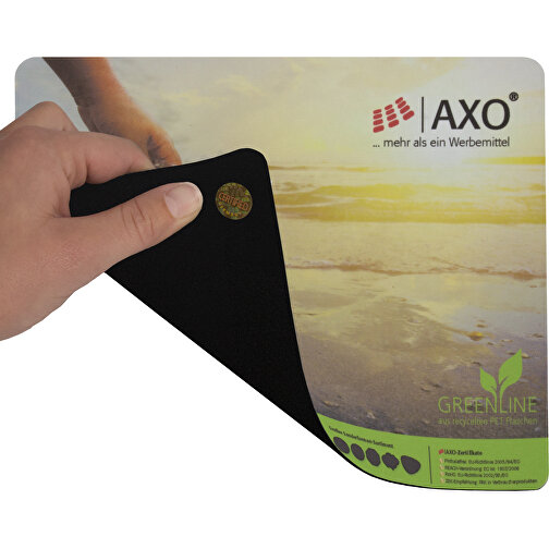 AXOPAD® Mousepad AXOTex Green 400, prostokatny 24 x 19,5 cm, grubosc 2,4 mm, Obraz 2