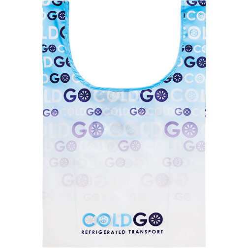 Full Color Faltbare Einkaufstasche Mit Innenfach , weiß, RPET, 63,00cm x 41,00cm (Höhe x Breite), Bild 3