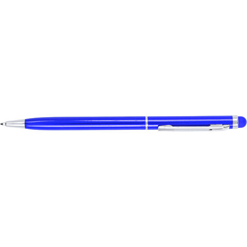 Kugelschreiber Pointer Byzar , blau, Aluminium, 13,70cm (Breite), Bild 3