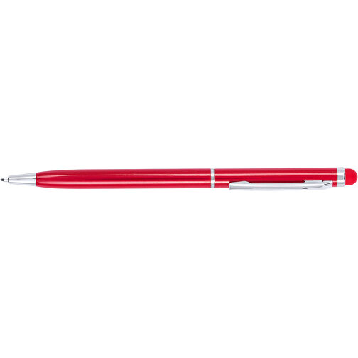 Kugelschreiber Pointer Byzar , rot, Aluminium, 13,70cm (Breite), Bild 3