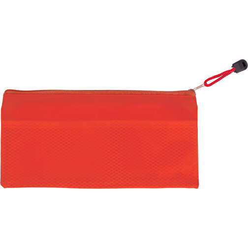 Federmappe Latber , rot, PVC, 24,50cm x 11,50cm (Länge x Breite), Bild 1