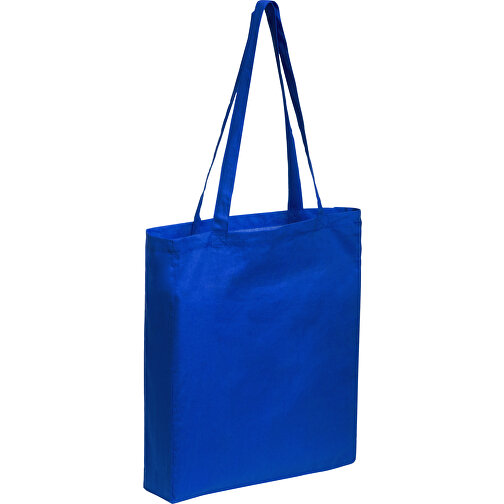 Tasche Coina , blau, 100% Baumwolle 105 g/m5, 36,00cm x 8,00cm x 40,00cm (Länge x Höhe x Breite), Bild 1
