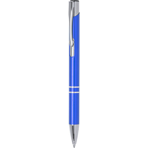 Kugelschreiber Trocum , blau, Aluminium, 13,70cm (Breite), Bild 1