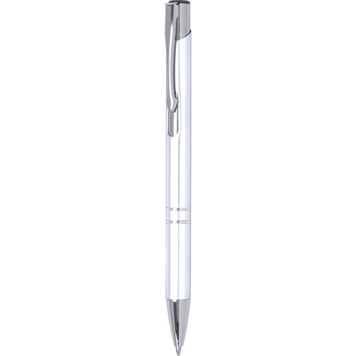 Kugelschreiber Trocum , silber, Aluminium, 13,70cm (Breite), Bild 1