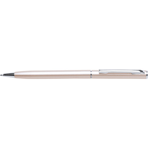 Kugelschreiber Zardox , vergoldet, Aluminium, 12,90cm (Breite), Bild 3