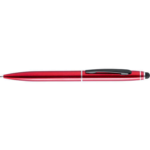 Kugelschreiber Pointer Fisar , rot, Aluminium, 13,70cm (Breite), Bild 3