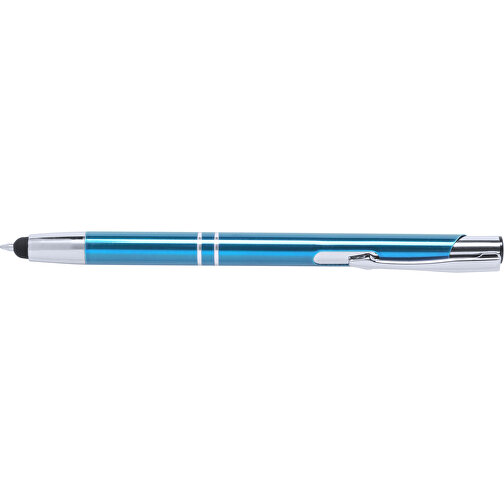 Kugelschreiber Pointer Mitch , hellblau, Aluminium, 13,90cm (Breite), Bild 3