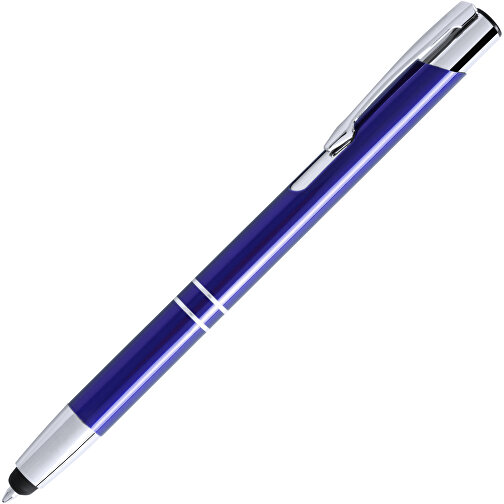 Kugelschreiber Pointer Mitch , blau, Aluminium, 13,90cm (Breite), Bild 2
