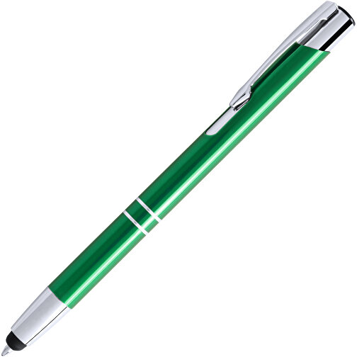 Kugelschreiber Pointer Mitch , grün, Aluminium, 13,90cm (Breite), Bild 2