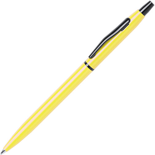 Kugelschreiber Pirke , gelb, Aluminium, 13,90cm (Breite), Bild 2