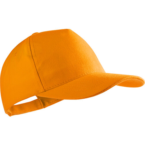 Mütze Bayon , orange, 100% Gebürstete Baumwolle, , Bild 1