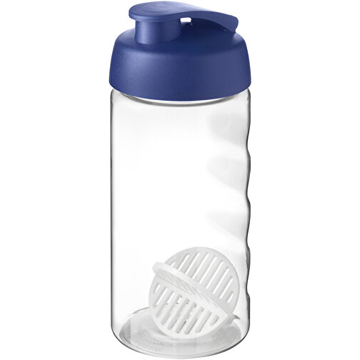 H2O Active® Bop 500 Ml Shakerflasche , blau / transparent, PET Kunststoff, PP Kunststoff, PP Kunststoff, 17,40cm (Höhe), Bild 1