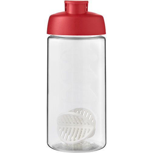 H2O Active® Bop 500 Ml Shakerflasche , rot / transparent, PET Kunststoff, PP Kunststoff, PP Kunststoff, 17,40cm (Höhe), Bild 3