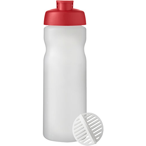 Baseline Plus 650 Ml Shakerflasche , rot / klar mattiert, HDPE Kunststoff, PP Kunststoff, PP Kunststoff, 22,30cm (Höhe), Bild 3