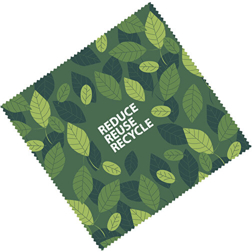 Cori Großes Reinigungstuch Aus Recyceltem PET , Green Concept, weiß, Recyceltes Polyester, 17,00cm x 18,00cm (Länge x Breite), Bild 2