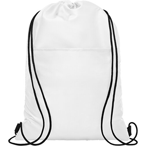 Oriole Kühltasche Mit Kordelzug 5L , weiß, 210D Polyester, 32,00cm x 43,00cm (Länge x Höhe), Bild 3
