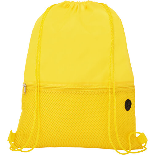 Oriole Netz-Sportbeutel 5L , gelb, 210D Polyester, 33,00cm x 44,00cm (Länge x Höhe), Bild 3