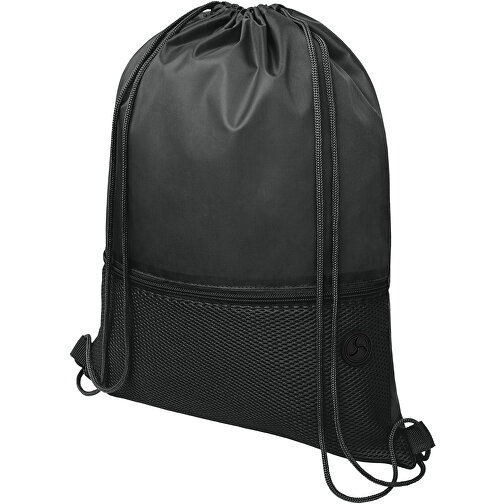 Oriole Netz-Sportbeutel 5L , schwarz, 210D Polyester, 33,00cm x 44,00cm (Länge x Höhe), Bild 1
