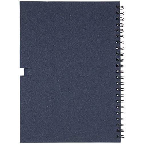 Luciano Eco Notizbuch Mit Spiralbindung Mit Stift – Medium , Green Concept, dunkelblau, Recyceltes Papier, 20,30cm x 12,50cm (Länge x Breite), Bild 8