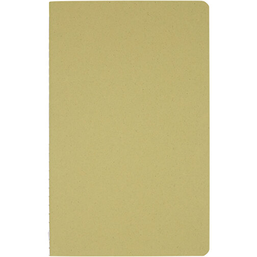 Fabia Notizbuch Mit Cover Aus Crush Papier , Green Concept, olive, Crush Papier, Recyceltes Papier, 20,50cm x 12,30cm (Länge x Breite), Bild 3