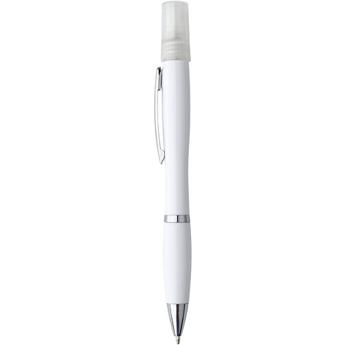 Nash Spray Kugelschreiber , weiss, ABS Kunststoff, 15,50cm (Länge), Bild 1