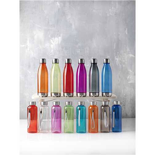 Cove 685 Ml Sportflasche , transparent orange, SK Plastic, Edelstahl, 25,30cm (Höhe), Bild 5