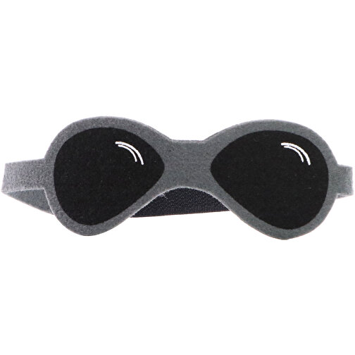 Sonnenbrille , grau, Polyesterfilz, 42,00cm x 0,30cm x 5,00cm (Länge x Höhe x Breite), Bild 1
