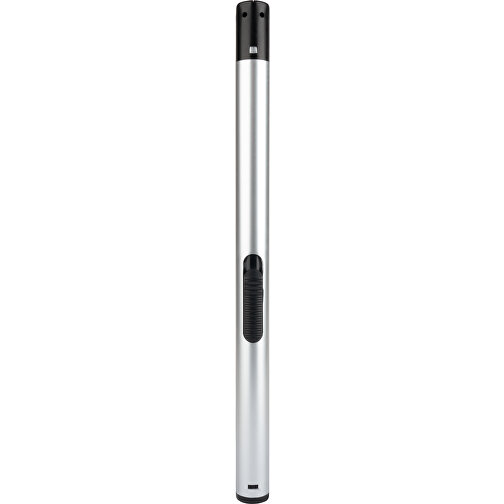 LUX BBQ Slim Metallic Feuerzeug , silber, Kunststoff, 20,90cm x 4,40cm x 1,40cm (Länge x Höhe x Breite), Bild 1