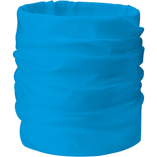 Schlauchschal Individuell - Vollflächiger Druck , karibikblau, Polyester, 24,00cm x 50,00cm (Länge x Breite), Bild 3